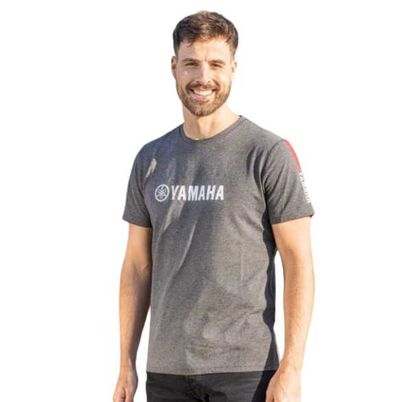Yamaha Genuine Yamaha Men's 'Revs' Collection Pretoria T-Shirt - Grey